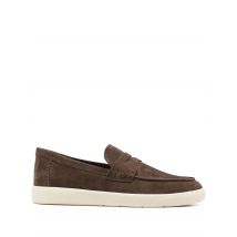 Mocassino marrone in camoscio