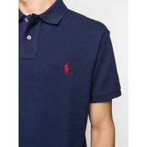 Polo blu slim fit