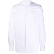 Camicia bianca con gemelli colletto diplomatico