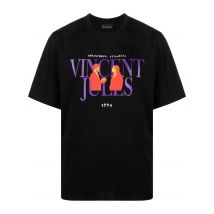 t-shirt nera Vincent Jules
