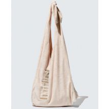 Terry Logo Tote Bag, Beige