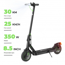 isinwheel® S9Pro Electric Scooter For Adults 350W