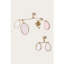 Pucci - Orecchini Chandelier con Charm - Pale Gold