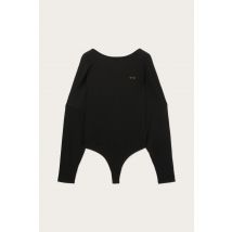 Pucci - Cape Sleeve Bodysuit - Size: 42 - Black - In Jersey