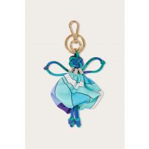 Pucci - Iride Print Silk Keychain - Emerald & sky Blue - In Silk