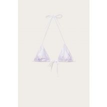Pucci - Marmo Print Triangle Bikini Top - Size: L - Lavander