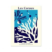 Les Coraux: Graphic Wall Art - Unframed