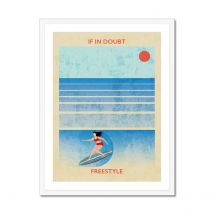 Splash Freestyle (Contemporary Wall Art) - Framed