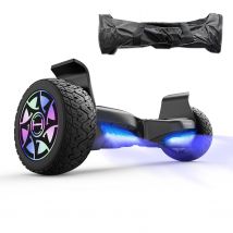 8.5" H8Max/H8 Off Road Hoverboard with Bluetooth Music and LED Lights - Self Balancing System