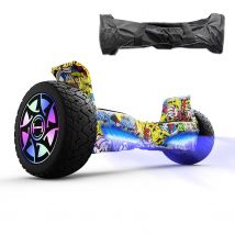 8.5" H8Max/H8 Off Road Hoverboard with Bluetooth Music and LED Lights - Self Balancing System