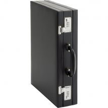 Alassio Attaché Case PONTE Leather Black