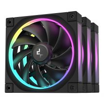 DeepCool FL12-3 in 1 Computer case Fan 12 cm Black 3 pc(s)