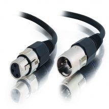 C2G 2m Pro-Audio XLR Cable M/F audio cable XLR (3-pin) Black