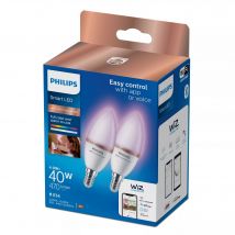 Philips Candle 4.9W (Eq.40W) C37 E14 x2