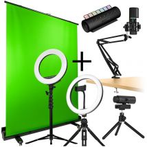 Streamplify Complete Bundle Including Mic Arm, Cam, Light 10 & 14 Hub Ctrl 7 and Screen Lift
