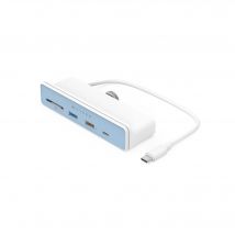HYPER HD34A8 laptop dock/port replicator USB 3.2 Gen 1 (3.1 Gen 1) Type-C White