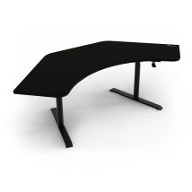 Arozzi Arena Angelo Gaming Desk – Pure Black