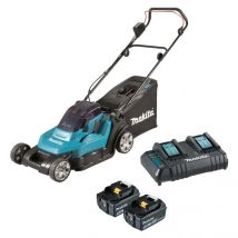Makita DLM432CT2 lawn mower Push lawn mower Battery Black, Blue