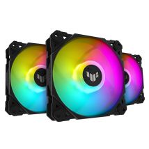 Asus TUF Gaming TF120 ARGB 12cm PWM Case Fans - Triple Pack with RGB Controller