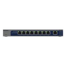 NETGEAR GS108MX-100EUS network switch Unmanaged L2 Gigabit Ethernet (10/100/1000) Desktop/Wall-Mounting
