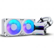 Phanteks Glacier One 240MPH All In One CPU Water Cooler HALOS D-RGB White