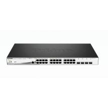D-Link 28-Port Gigabit PoE+ Smart Managed Switch including 4 x 100/1000Mbps Combo Ports