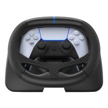 Gioteck FR-5 Racing Wheel Black Steering wheel Digital PC, PlayStation 5