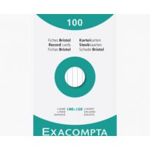 Exacompta 13802X index card White