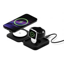Cygnett MagTravel Qi2.0 2-in-1 Smartphone, Smartwatch Black USB Wireless charging Fast charging Indoor