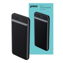 Prevo SP3012 Power bank,10000mAh Portable Fast Charging for Smart Phones, Tablets and Other Devices - Black