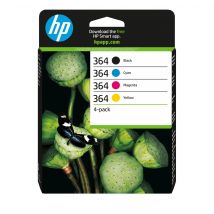 HP 364 4-pack Black/Cyan/Magenta/Yellow Original Ink Cartridges
