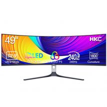 HKC GS49UK computer monitor 124.5 cm (49") 5120 x 1440 pixels Dual UHD OLED