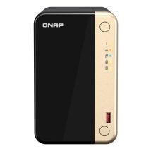QNAP TS-264 NAS Tower Intel® Celeron® N5095 8 GB 4 TB HDD QNAP Turbo System Black, Gold