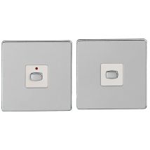 EnerGenie MIHO045 light switch Chrome, White