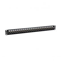 Tripp Lite N254-024-SH 24-Port 1U Rack-Mount STP Shielded Cat6 /Cat5 Feedthrough Patch Panel, RJ45 Ethernet, TAA