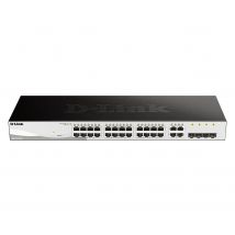 D-Link 28-Port Gigabit Smart Managed Switch including 4 Combo Ports