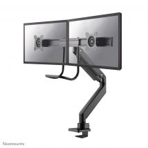 Neomounts NM-D775DXBLACK Monitor arm 10-32" - gas spring - Topfix - 180°-stop