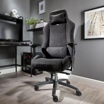 X Rocker | Messina Fabric High Back Office Chair - Black