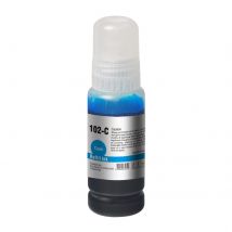InkLab 102 Epson Compatible EcoTank Cyan ink bottle