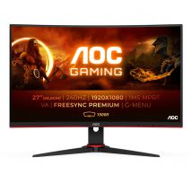 AOC 27" 240Hz Curved Gaming Monitor (C27G2ZE/BK)