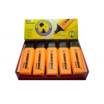 STABILO BOSS ORGINAL Highlighter Chisel Tip 2-5mm Line Orange (Pack 10)
