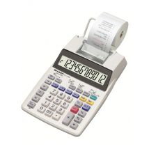 Sharp EL1750V 12 Digit Printing Calculator without Adaptor White SH-EL1750V