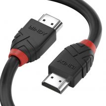 LINDY 36472 Black Line HDMI Cable, 2M