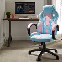X Rocker | Maverick Ergonomic Office Gaming Chair - Bubblegum