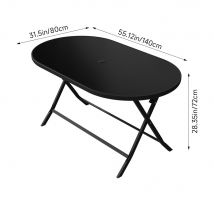 Outdoor Metal Folding Table