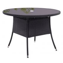 Round/Square Outdoor Table with Parasol Hole