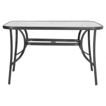 Rectangular Outdoor Dining Table with/without Folding Chairs