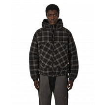 Giubbotto a quadri grigio