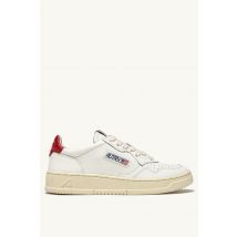 Sneakers medalist low bianco e rosso