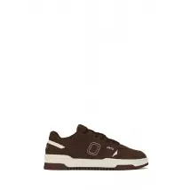 Sneakers eclipse in suede marrone